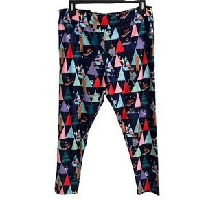 Disney Parks Star Wars Holiday Christmas 7/8 Leggings